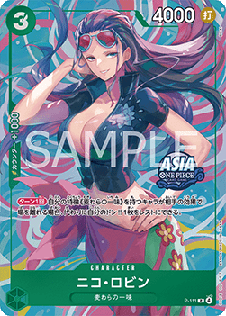 Nico Robin (P-111) (V.1) - Unnumbered Promos (Non-English) (Promo) [UP-JP-111]