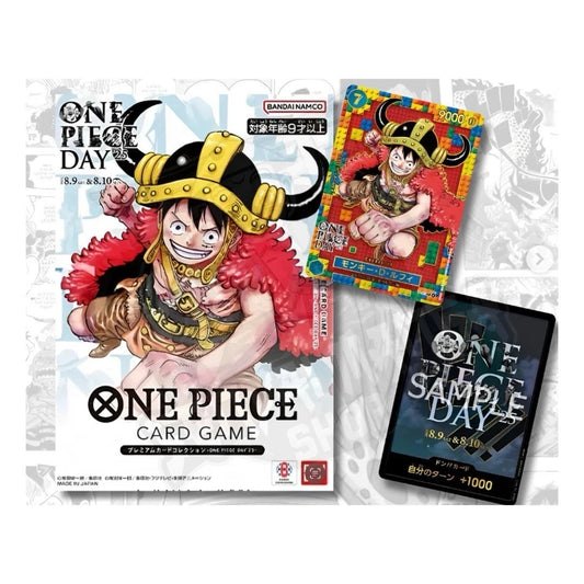 Carte promo Monkey D. Luffy P-110 édition ONE PIECE DAY 2025