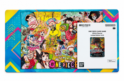 PREVENTE Bandai One Piece Card Game Playmat Vol.5 Monkey D. Luffy EB02-010 (Playmat & Leader)